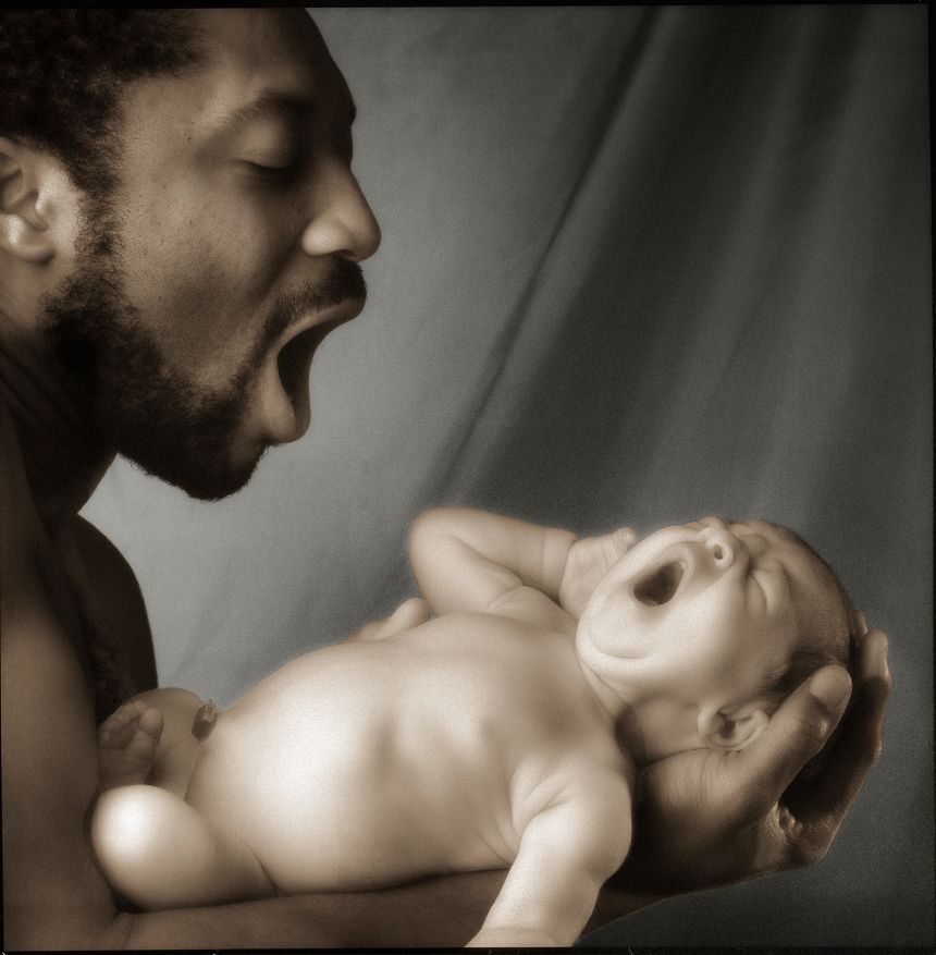 Phil Borges, “Paternity,” 1990