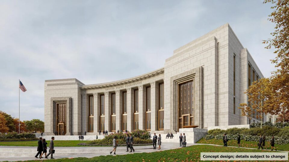 Hailed as a showpiece of the president’s controversial architecture directive, Chattanooga’s new “Greco-Deco” courthouse may be the real face of Trump-era design.