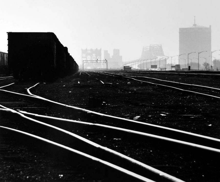 David Plowden, “Railroad Yards, South Chicago,” 1966