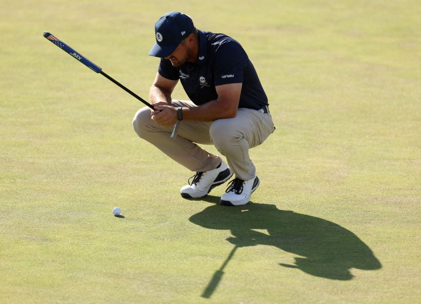 Bryson DeChambeau tied for 14th at the Open.