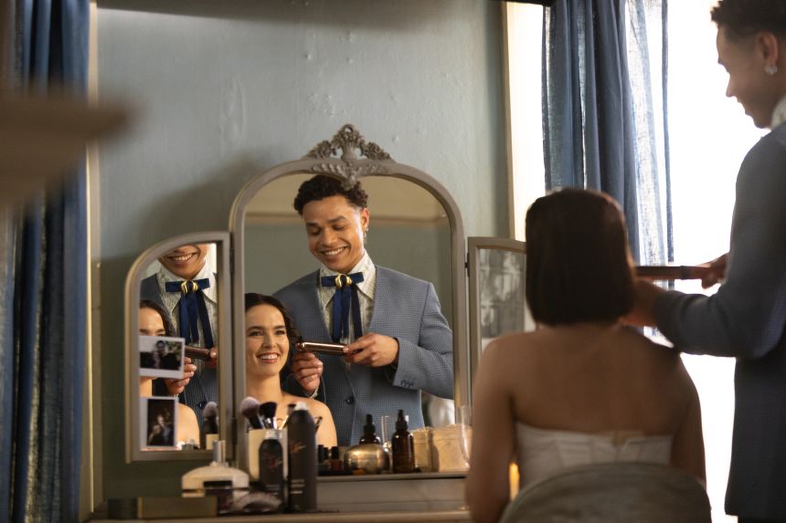 Zoey Deutch and Miles Gutierrez-Riley play best friends in "Gail Daughtry and the Celebrity Sex Pass."