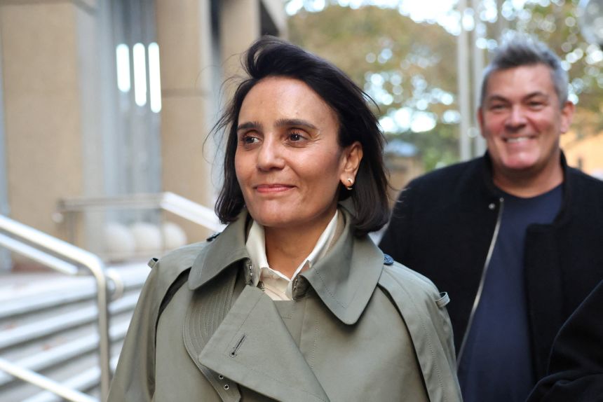 c-2026-04-28t070552z-449580682-rc26ykaqauqy-rtrmadp-3-australia-court-wilson Producer Amanda Ghost leaves court following defamation proceedings brought by Charlotte MacInnes against Rebel Wilson, in Sydney, Australia, April 28, 2026.