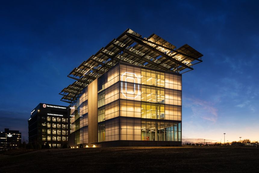 The Energy Advancement and Innovation Center represents a state-of-the-art facility at The Ohio State University focused on energy research and technology incubation.