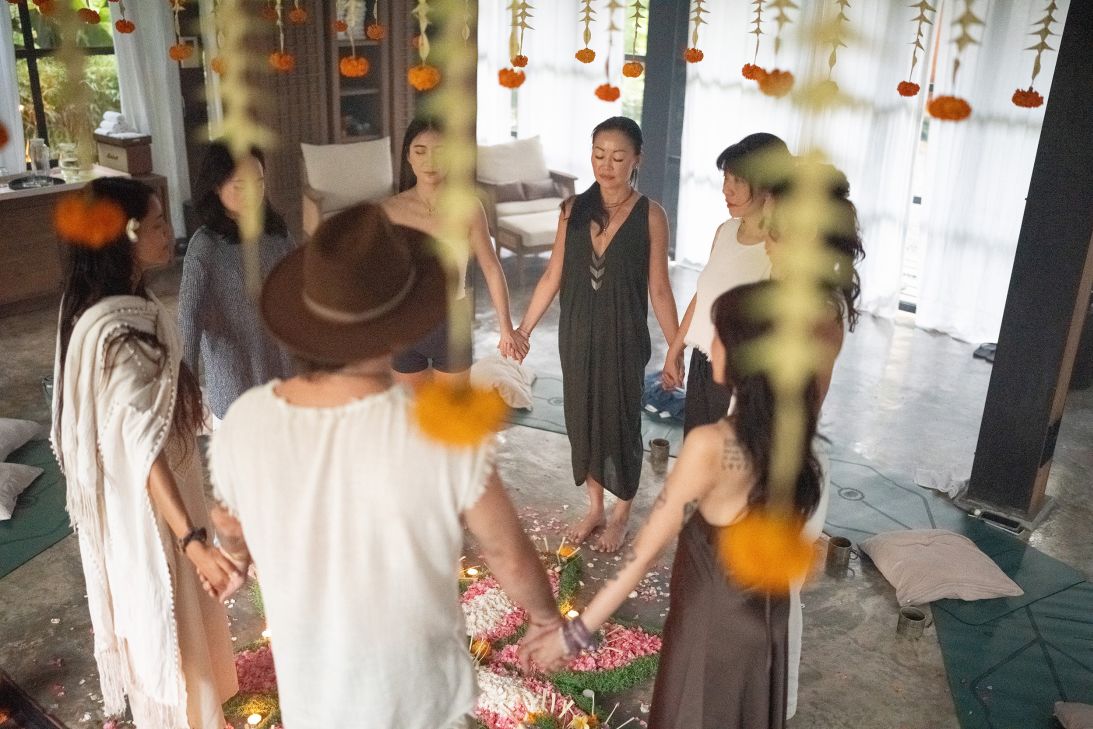 A workshop held at Energy Alchemy in Bali, Indonesia.