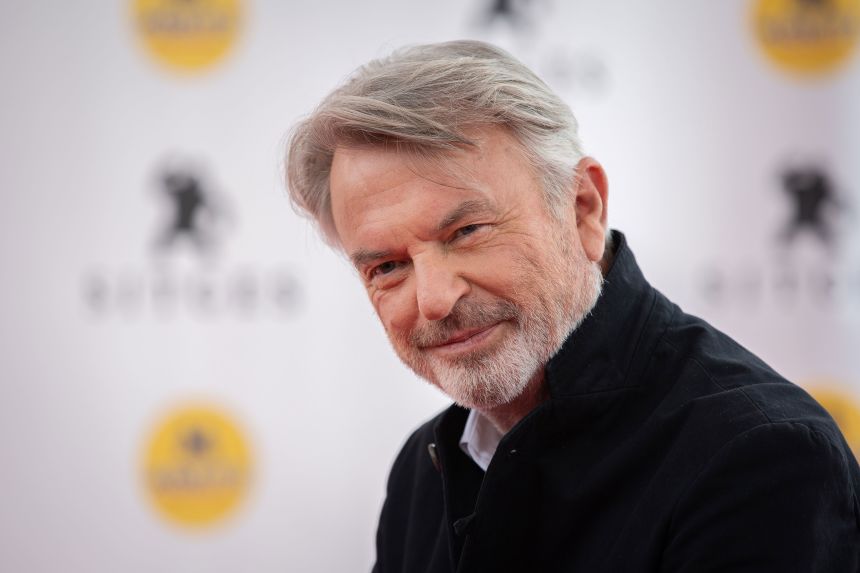 Sam Neill attends a film festival in Spain in October 2019.