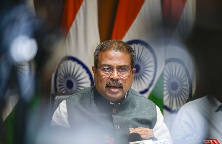 Dharmendra Pradhan announced his resignation on Saturday, bowing to pressure after tens of thousands of students and supporters took to the streets demanding his removal.