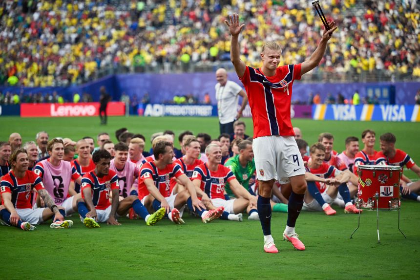 Haaland, Haaland, he became a breakout star.