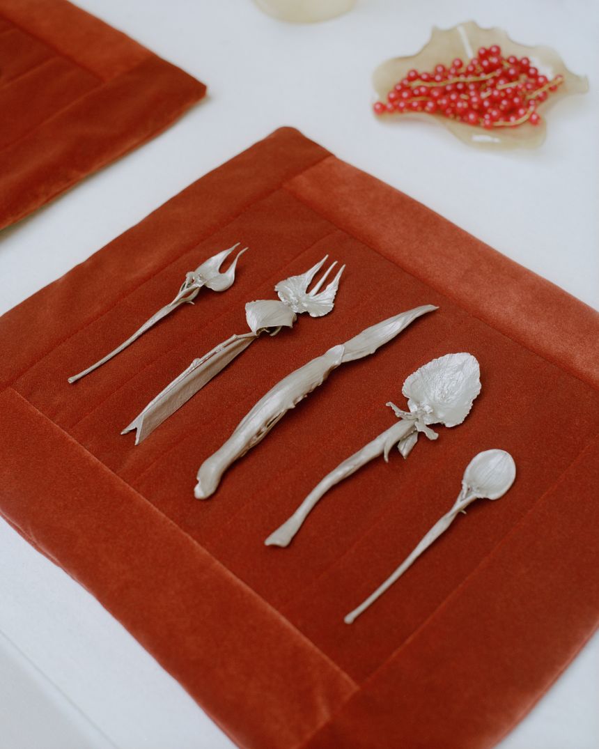 Similarly, artist Marcin Rusak's design was inspired by his grandfather's expertise in orchids.