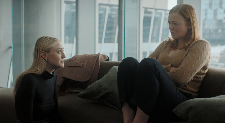 Dakota Fanning and Sarah Snook in "All Her Fault."