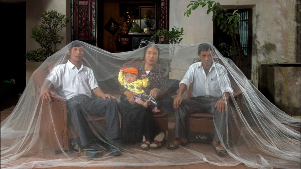 Three children and one great-grandchild from a Japanese-Vietnamese couple who married during World War II, photographed in 2014. The photographer Phan Quang traveled to find the families of Japanese soldiers who left wives and children behind after returning from occupied Vietnam.