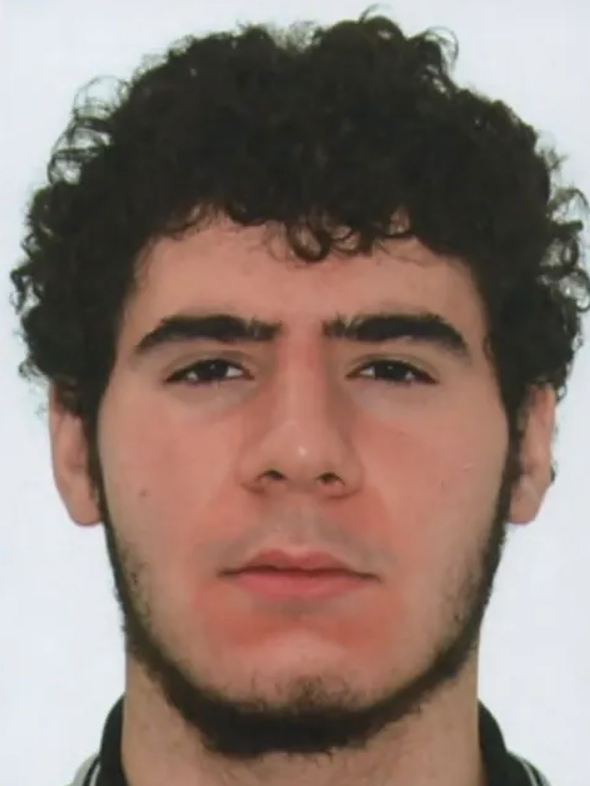 A police photo showing the suspect, named as Abdul B., 21.